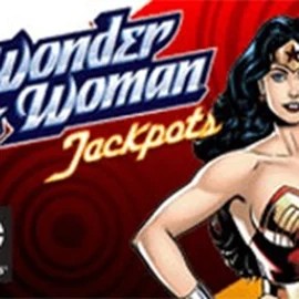 Wonder Woman Jackpots online game logo by Amaya on slottera.net
